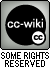 Creative Commons: Attribution - Share Alike cc-wiki